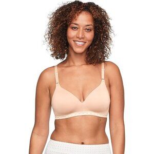 Warner's Blissful Benefits Ultrasoft Wire-Free Bra RM1691W 38D Butterscotch NWT
